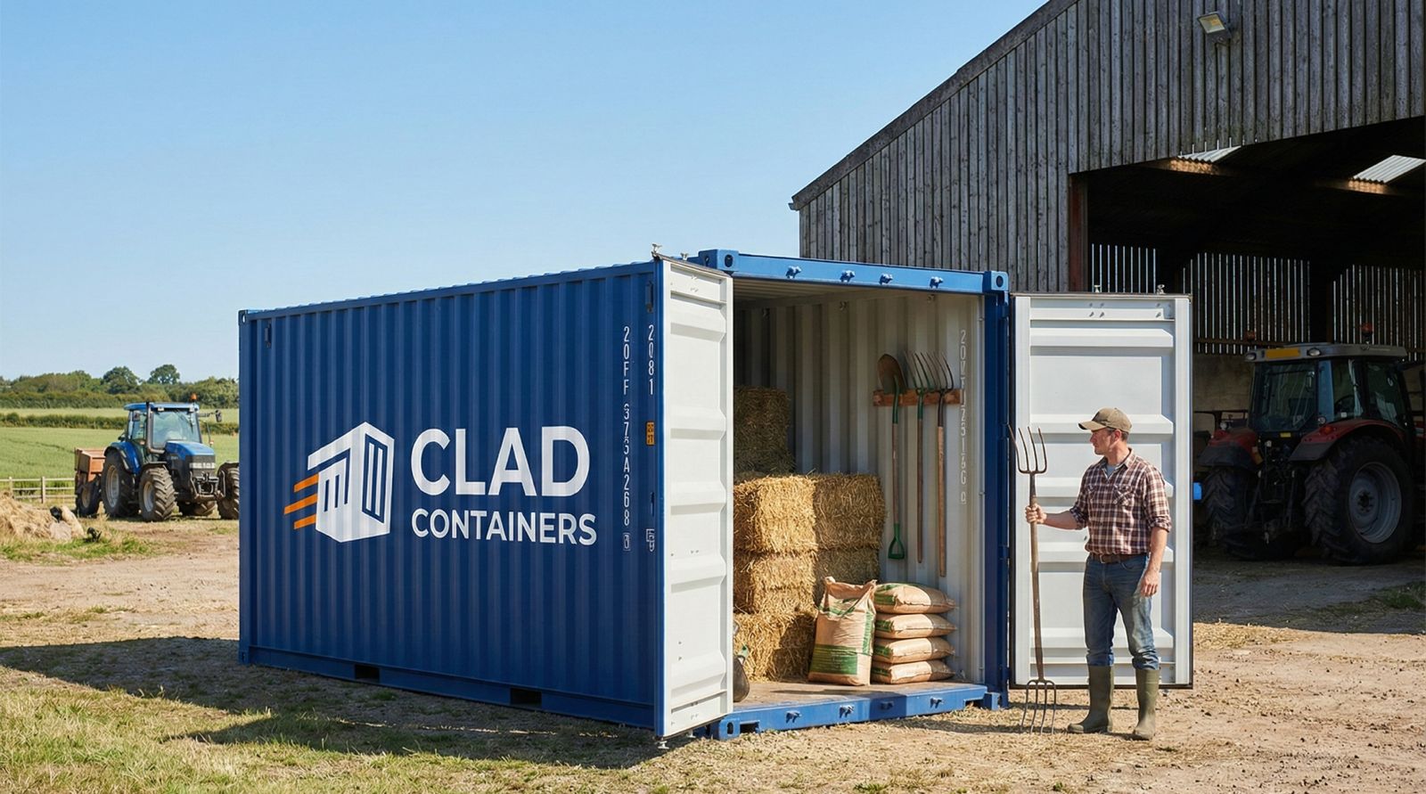 20ft CLAD Shipping Container for Farm and Agricultural Storage
