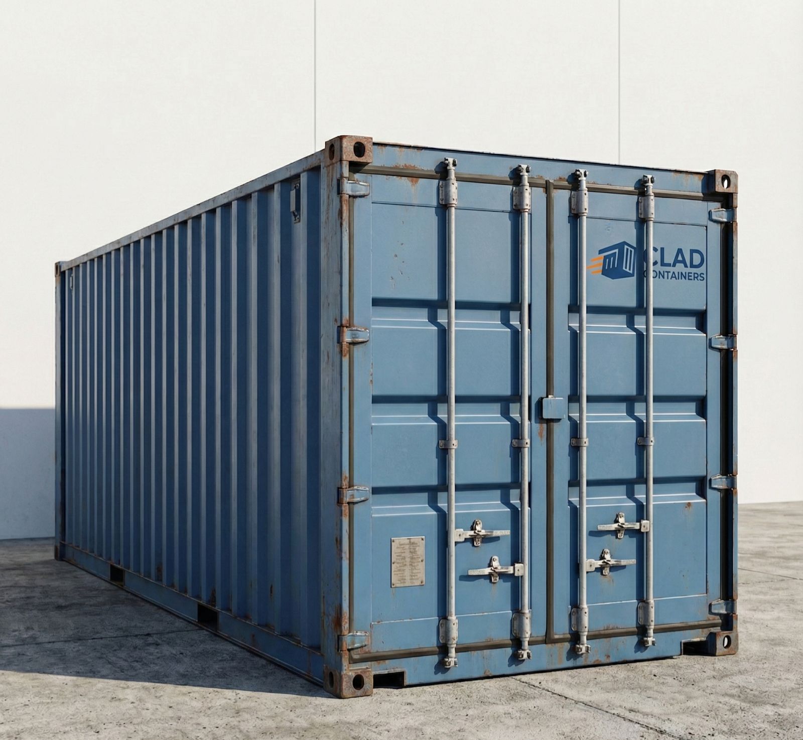 40ft-Shipping-Container-Clad-Containers 40ft standard shipping container offering maximum storage capacity