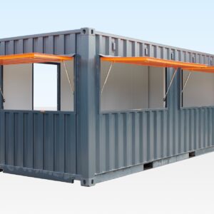 20ft container café exterior