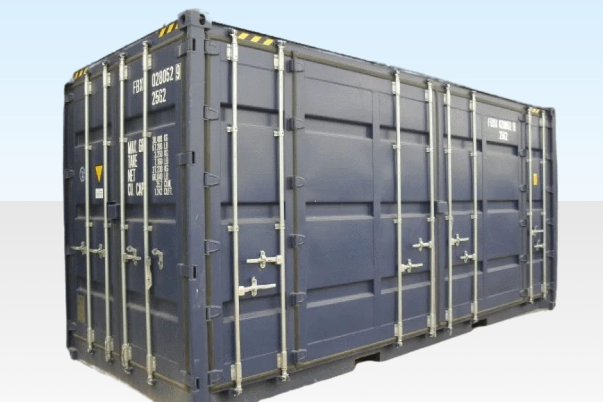 Bunded floor inside IBC container