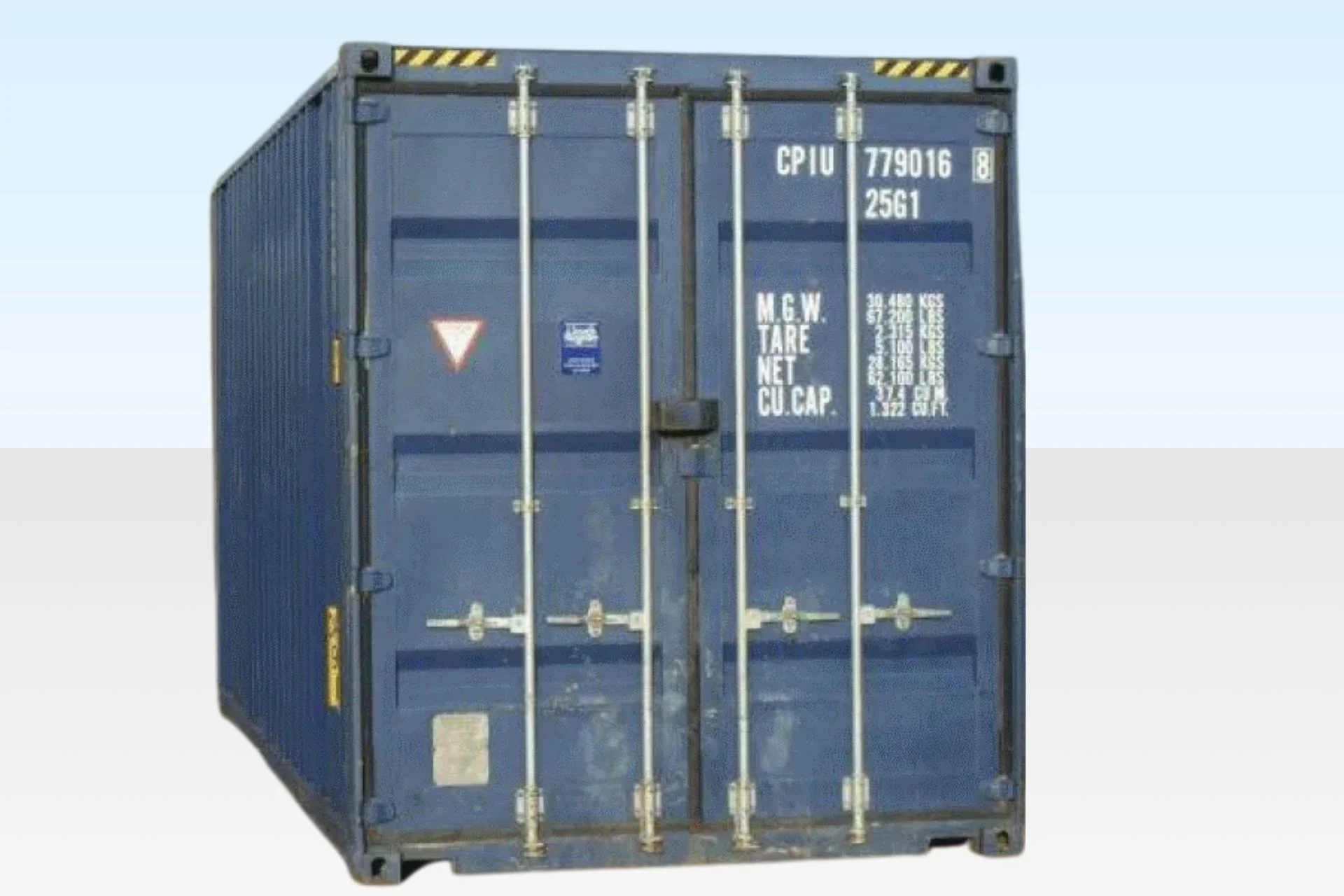 Doors of 20ft high cube Grade A container