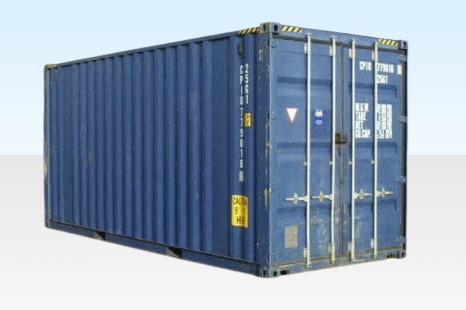 20ft high cube Grade A shipping container exterior