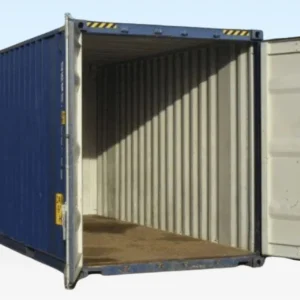 Interior of 20ft High Cube shipping container