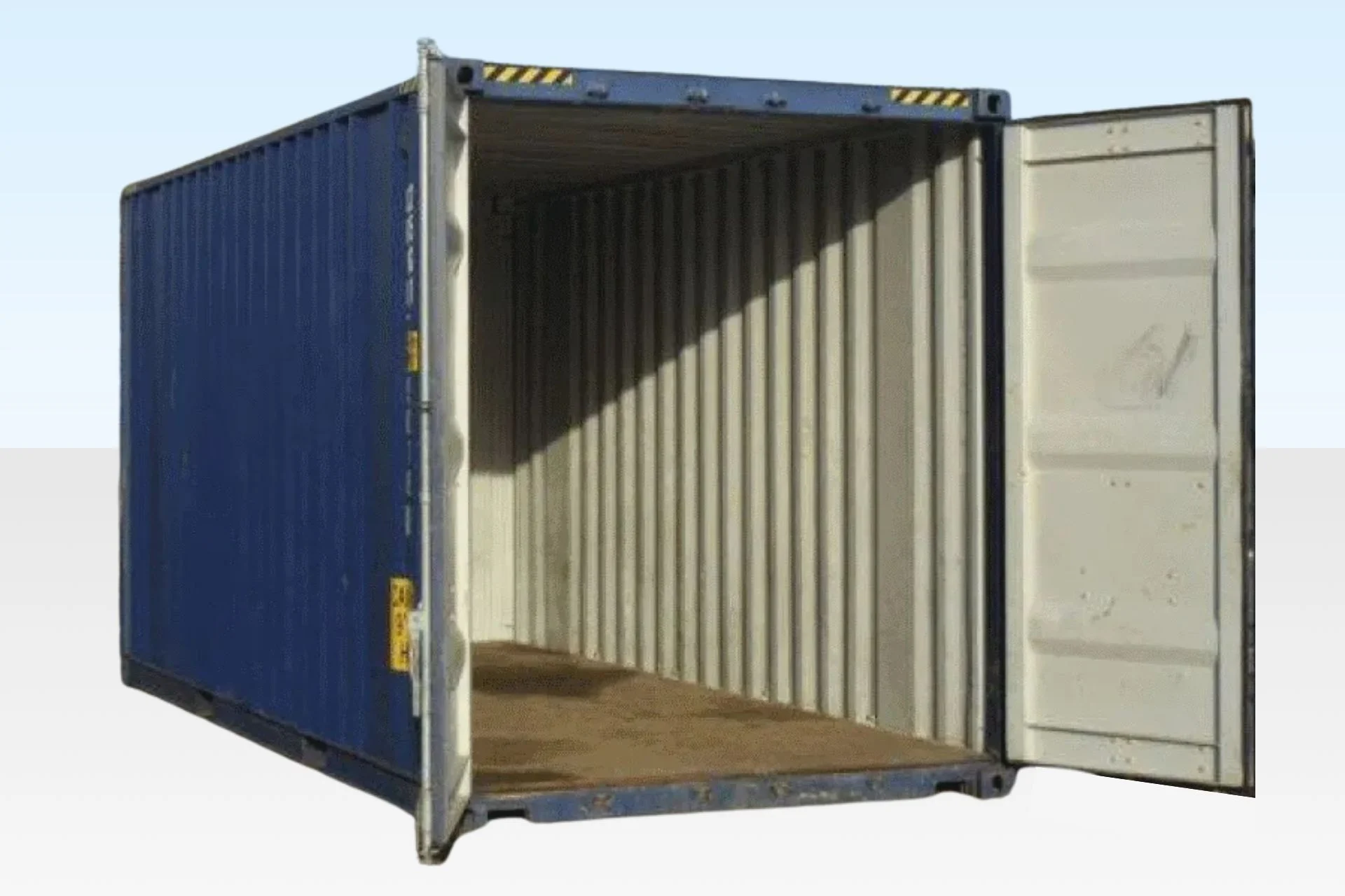 Interior of 20ft High Cube shipping container