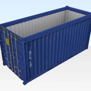20ft used open top shipping container exterior