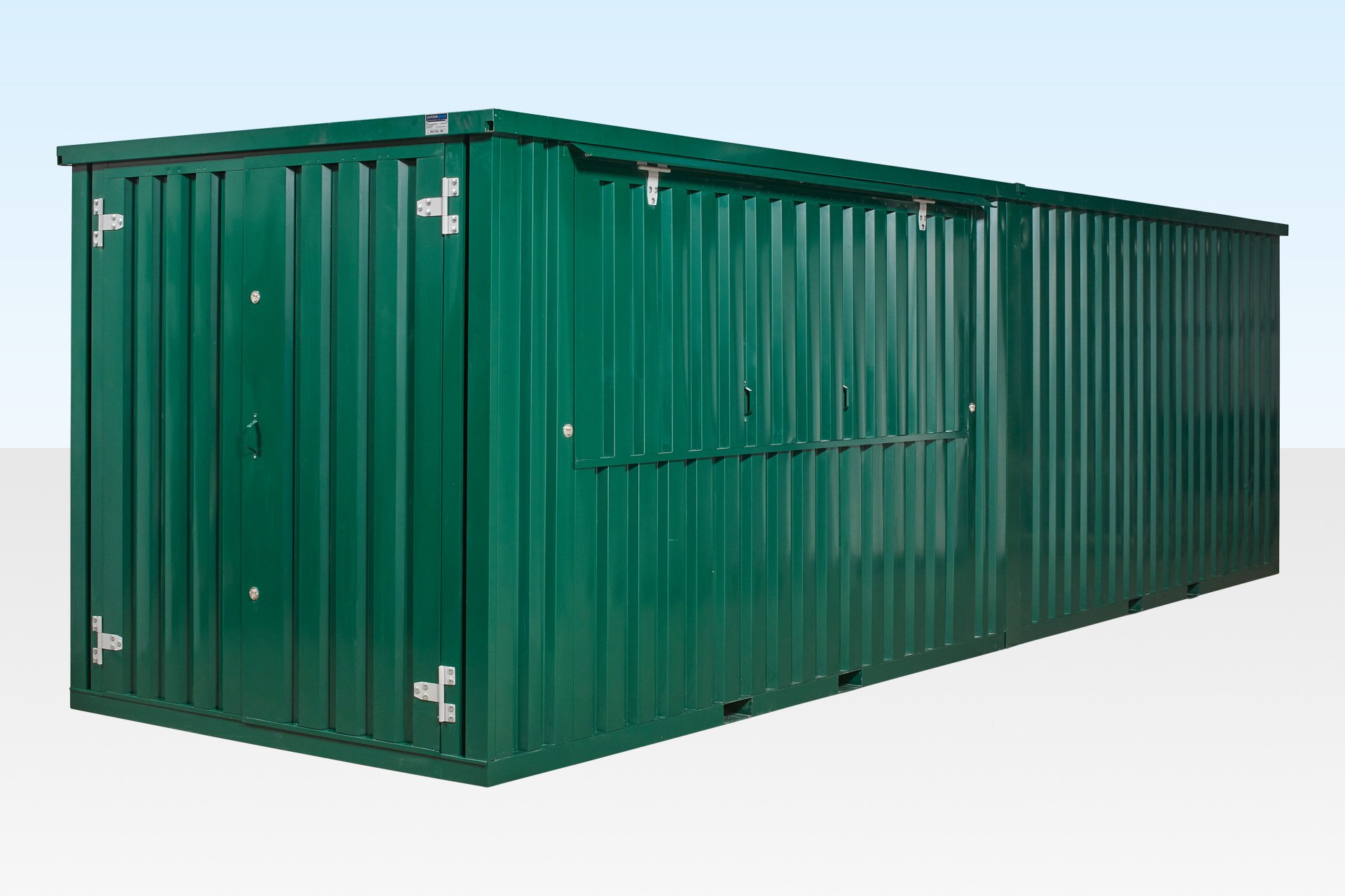 Serving window on 3m XL flat pack kiosk