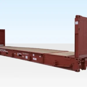 40ft used flat rack container exterior