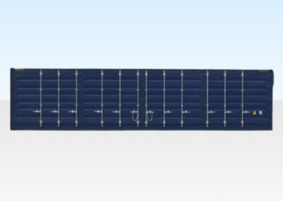 40ft full side access container with side doors open