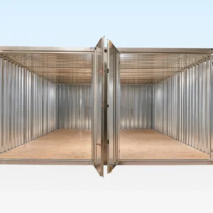 6m XL side-linked flat pack store exterior