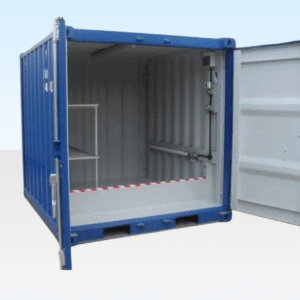 8ft raised bunded store exterior