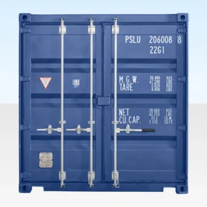 Cargo doors of 20ft one trip container Blue RAL 5013
