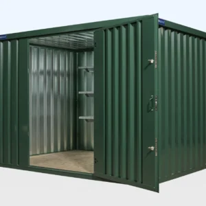 3m x 2.1m Side Door Flat Packed Store
