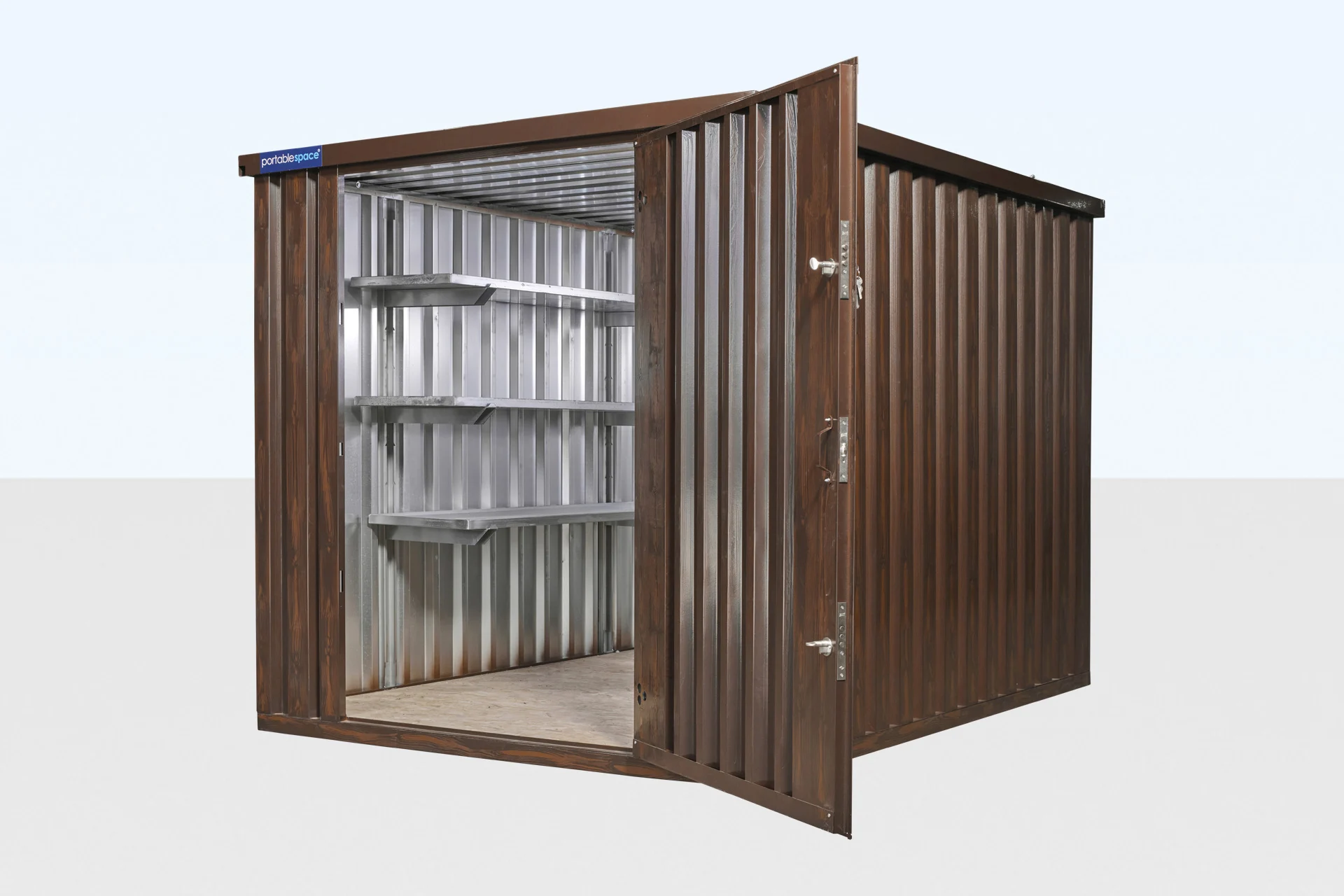 Wood Effect Flat Packed Storage Container — 3m x 2.1m - Image 6
