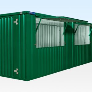 Interior of 3m XL end linked kiosk