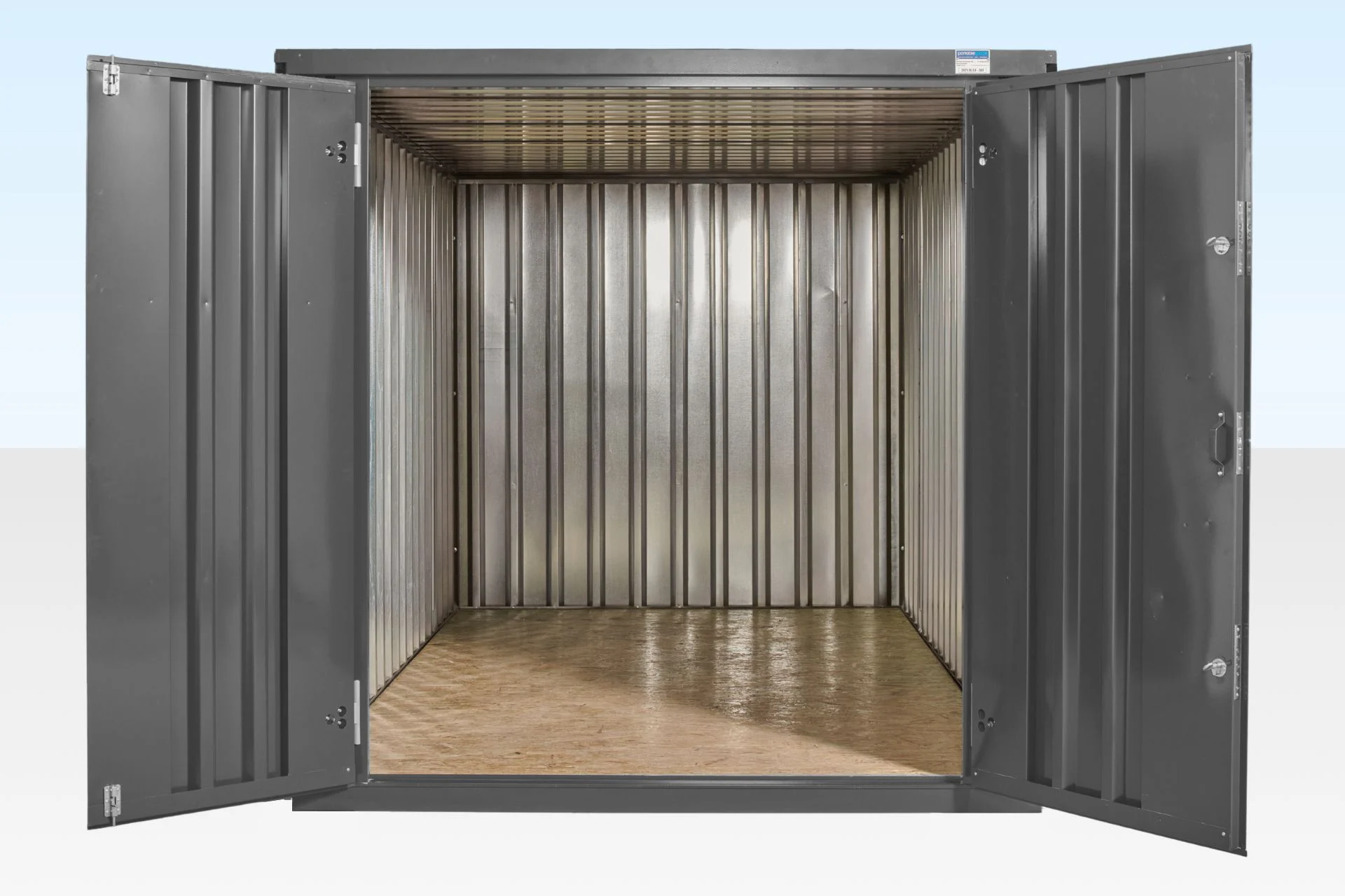 3m XL flat pack store RAL7015 exterior