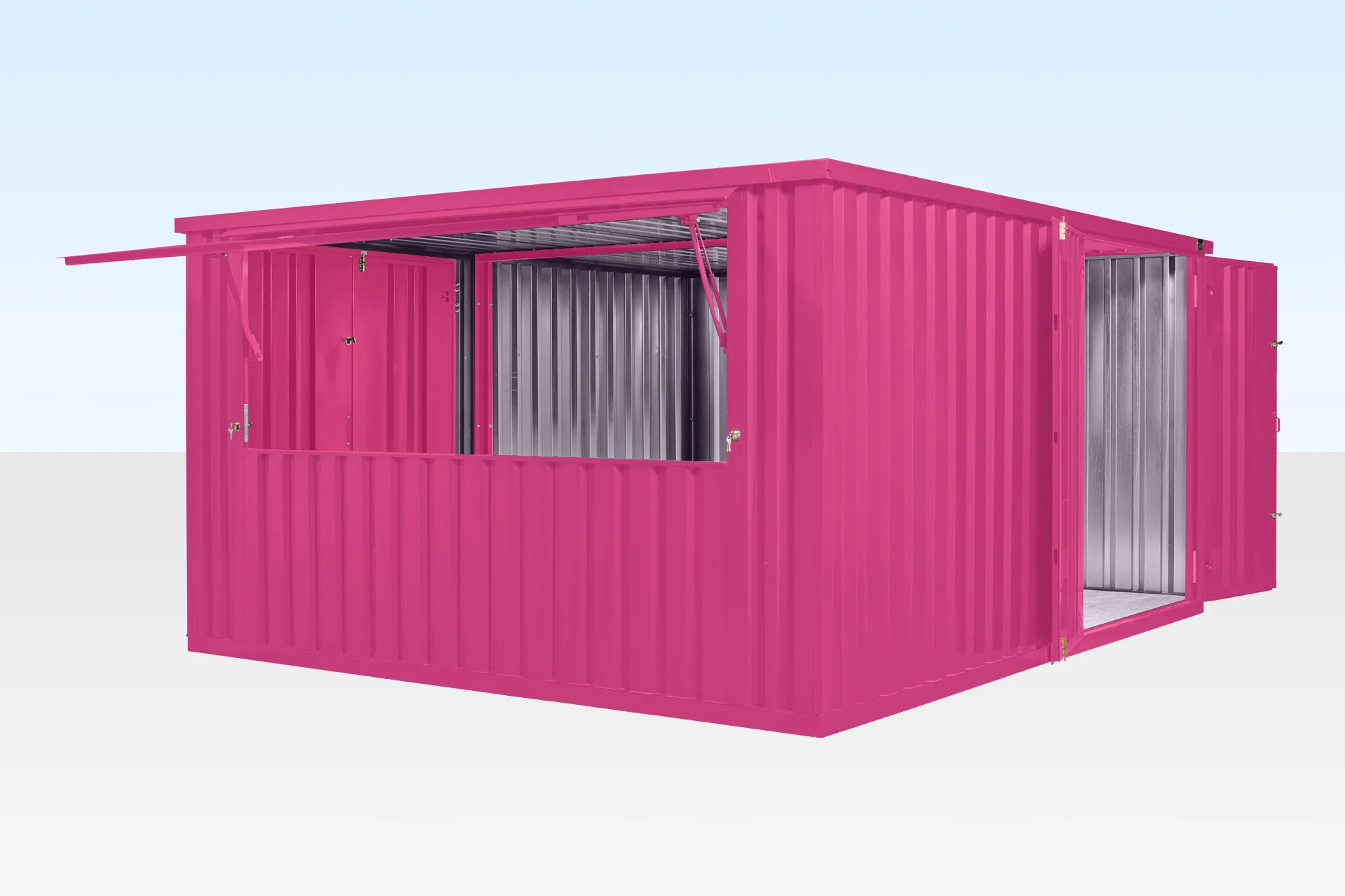 Assembly process for 4m XL flat pack kiosk