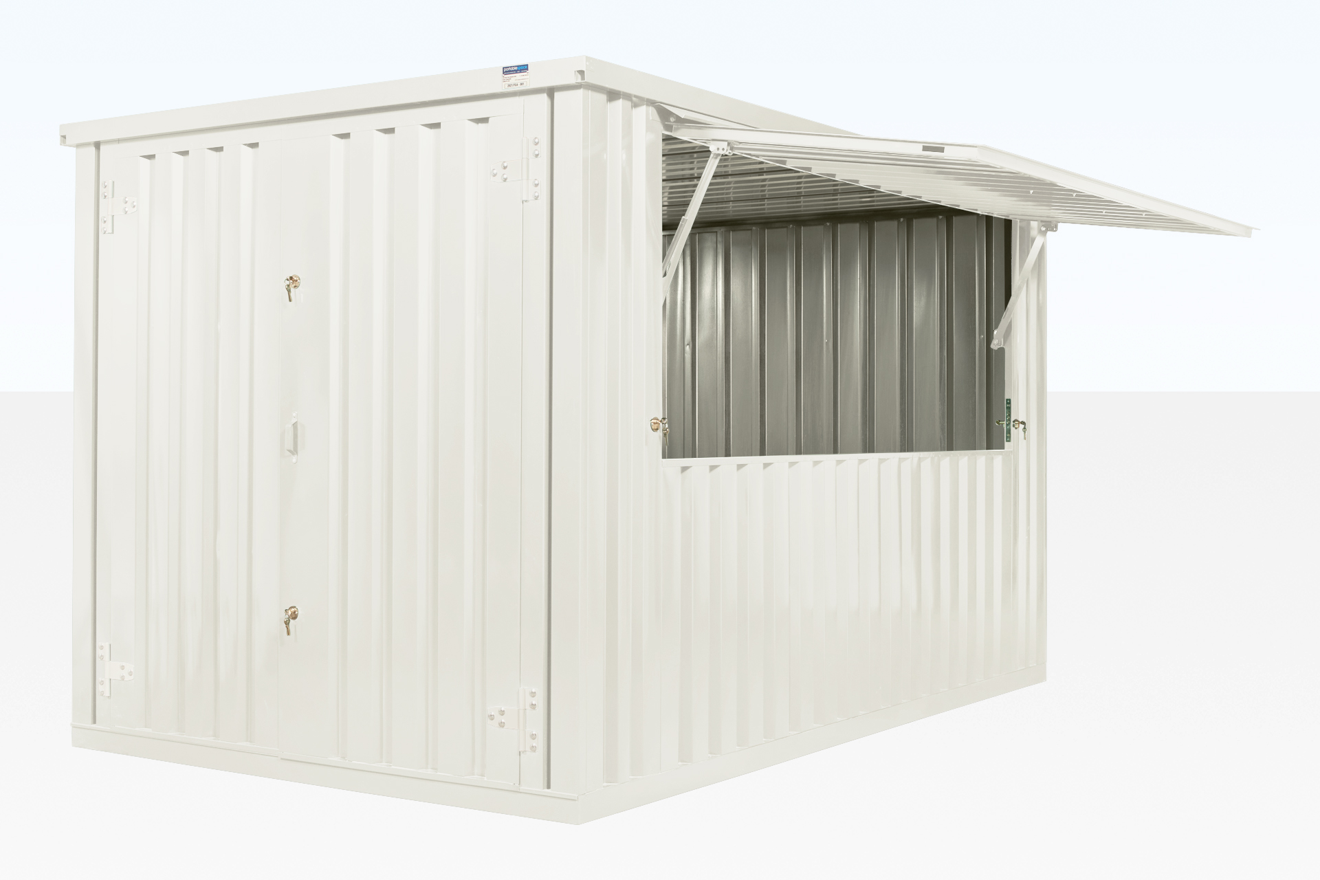 Custom RAL kiosk service window