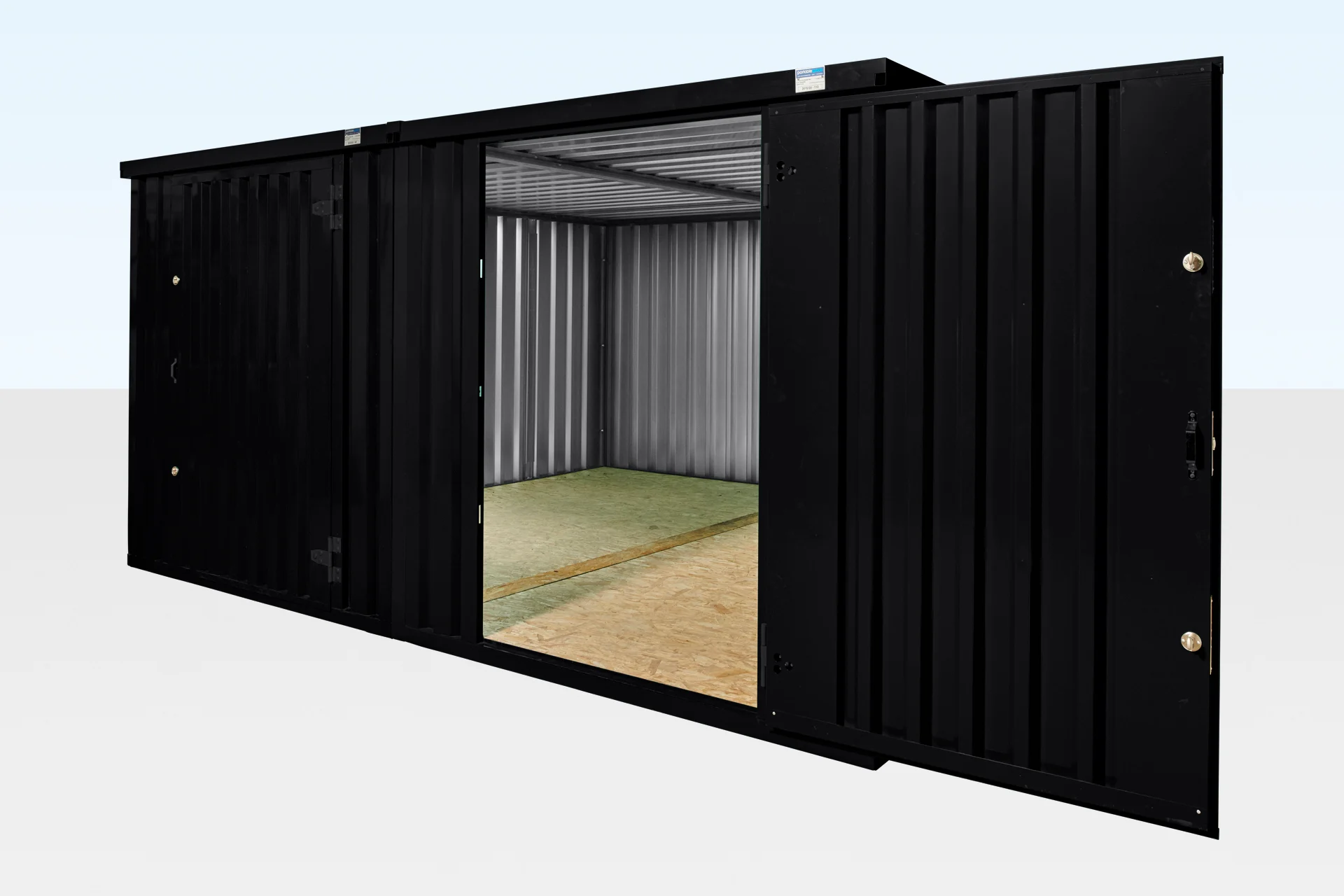 4m x 4.2m Side-Linked Flat Pack Container Bundle - Custom Colour