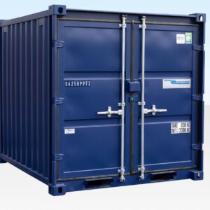 Interior of 8ft new storage container RAL 5013