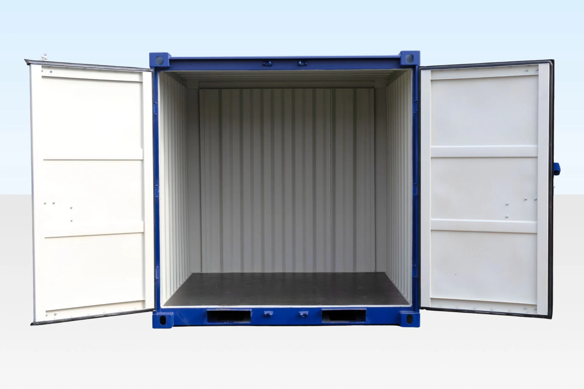 Cargo doors of 8ft new green storage container