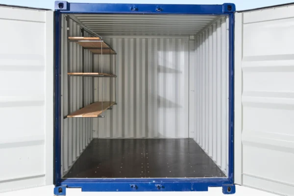 10ft Container Racking 10ft Fast Fit Three Tier Racking | Container Shelving System