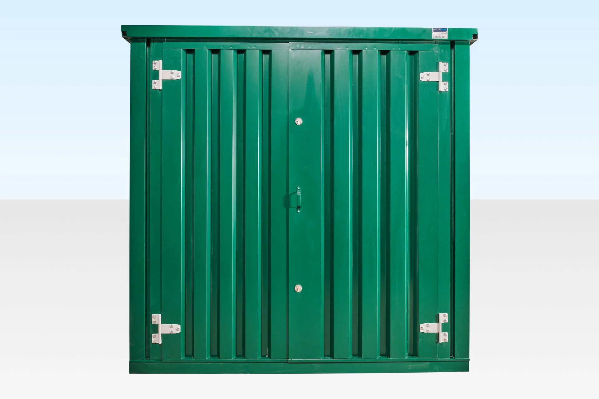 Interior of 3m XL flat pack store by Clad Shipping Containers