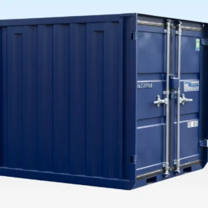 Interior of 6ft new storage container by Clad Shipping Containers