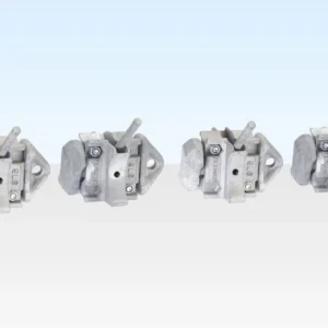 Close-up detail of container twist lock from Clad Shipping Containers