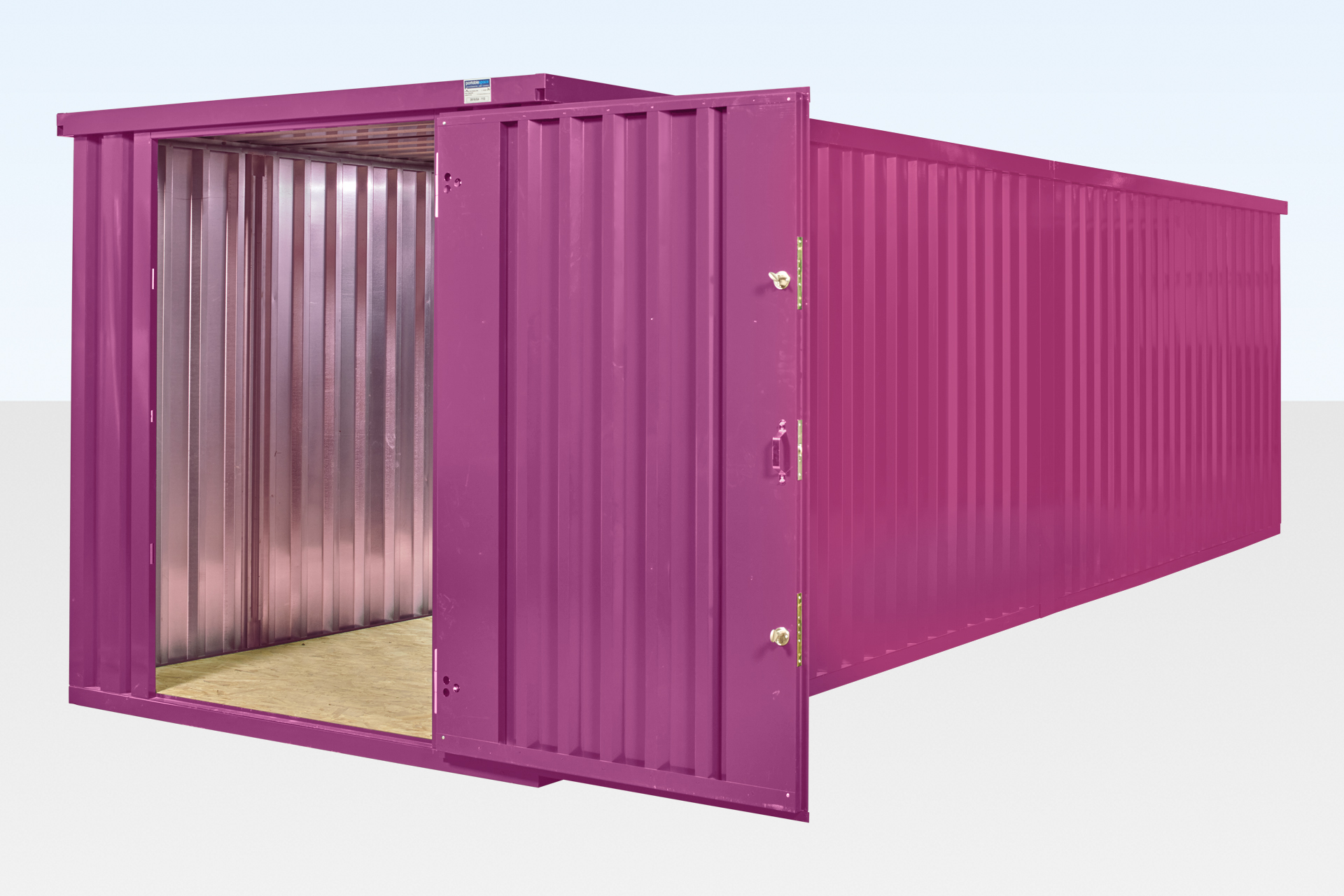 Custom colour flat pack container door