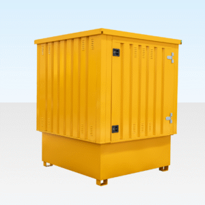 Flat pack IBC store assembly process