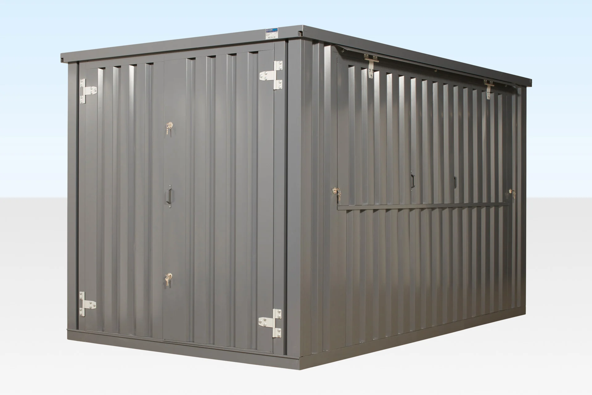 Assembly of 4m XL flat pack kiosk modules