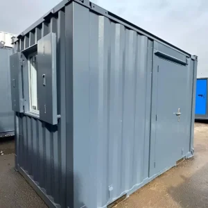 10ft portable shipping container office with anti-vandal steel construction