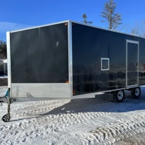 2008 Sno Pro 101×20 four-place snowmobile trailer shown from the exterior