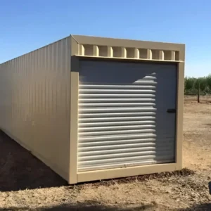 30ft roll-up door shipping container for sale exterior view
