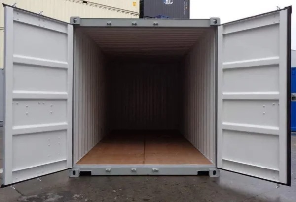 double doors on 30ft one trip shipping container