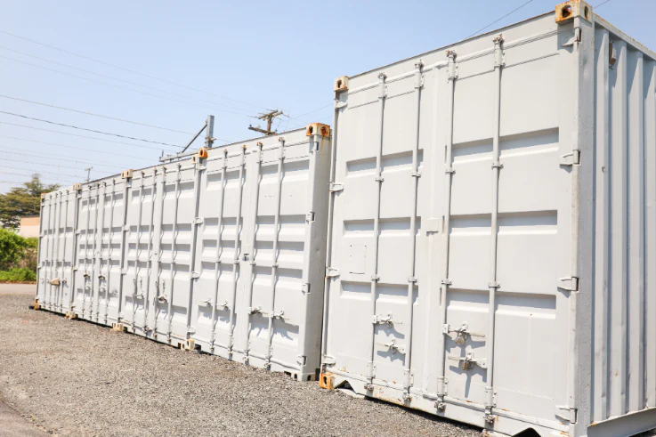 Exterior of a 40ft High Cube Multi-Trip shipping container