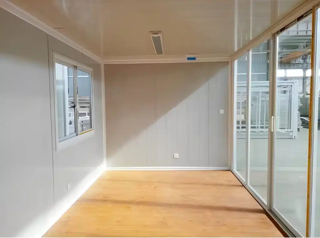 Interior concept for a 40ft prefab container home