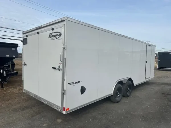 Formula 8.5 x 24 Aluminum Enclosed Car Hauler - V Nose - Image 6