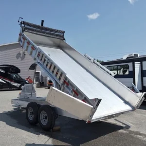2026 Mission Trailers 7×16 14K Aluminum Hydraulic Dump