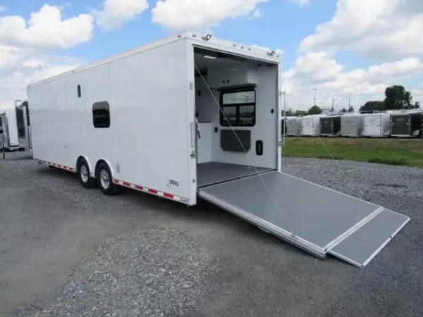 ATC 8.5 x 28 Aluminum Office Trailer Mobile Command Center - Image 9