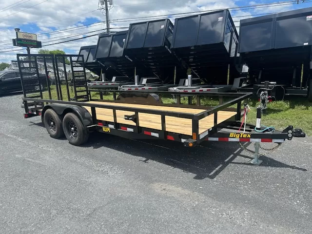 Big Tex 7 x 18 Landscape Utility Trailer 10K Heavy Duty Ramp - Image 6