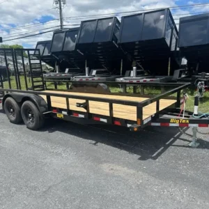 Big Tex 7 x 18 Landscape Utility Trailer 10K Heavy Duty Ramp