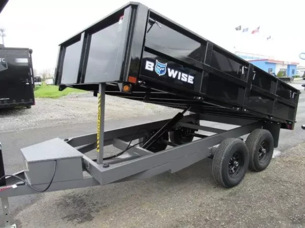 BWise 7 x 12 Deckover Dump Trailer Fold Down Sides - Image 3