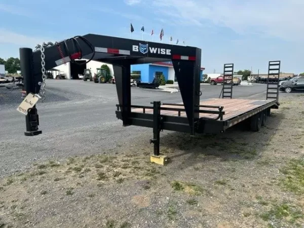 BWise 8.5 x 24 Gooseneck Equipment Trailer - Image 3