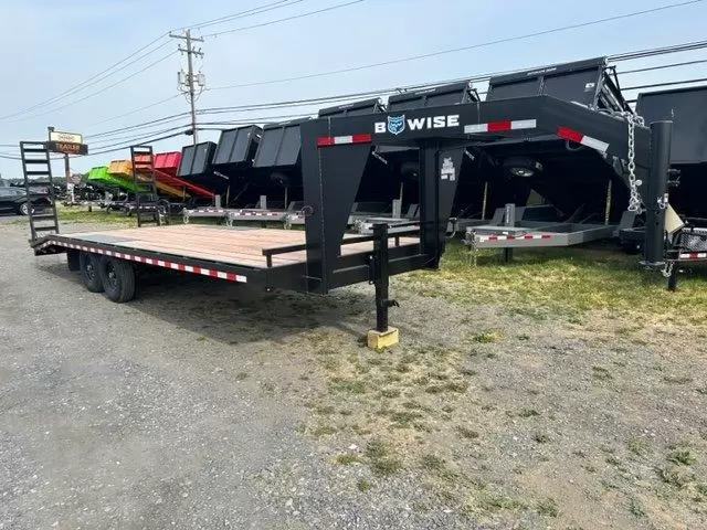 BWise 8.5 x 24 Gooseneck Equipment Trailer