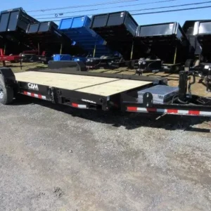 CAM Superline 7 x 21 Low Profile Equipment Trailer Split Tilt