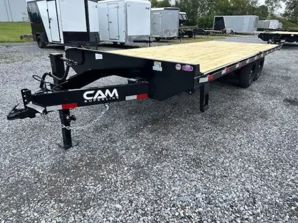 CAM Superline 8.5 x 22 Deckover Equipment Trailer Slide Out Ramps - Image 8