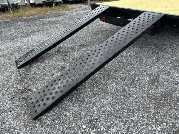 CAM Superline 8.5 x 22 Deckover Equipment Trailer Slide Out Ramps - Image 4