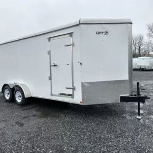 Carry On 7 x 18 Enclosed V-Nose Cargo Trailer