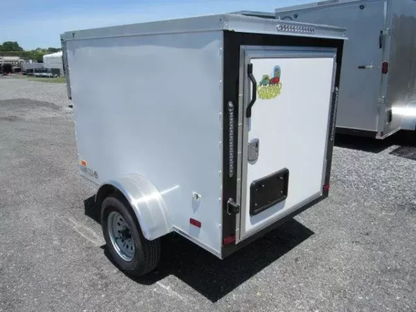 Covered Wagon 4×6 Enclosed Cargo Trailer - Image 2